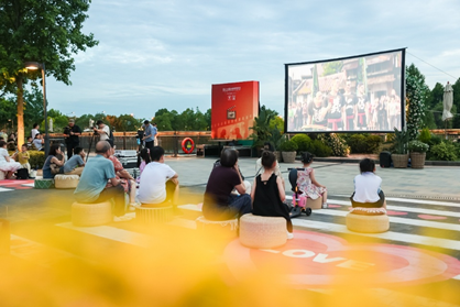 上海國(guó)際電影節(jié)露天放映。主辦方供圖