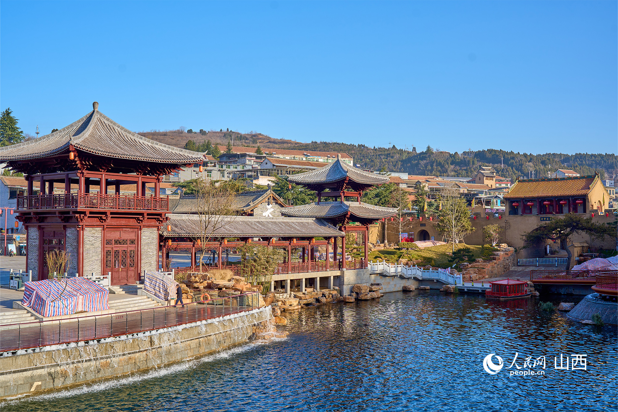 冬日里的山西省晉城市陽城縣白巷里。人民網(wǎng) 張超寧攝