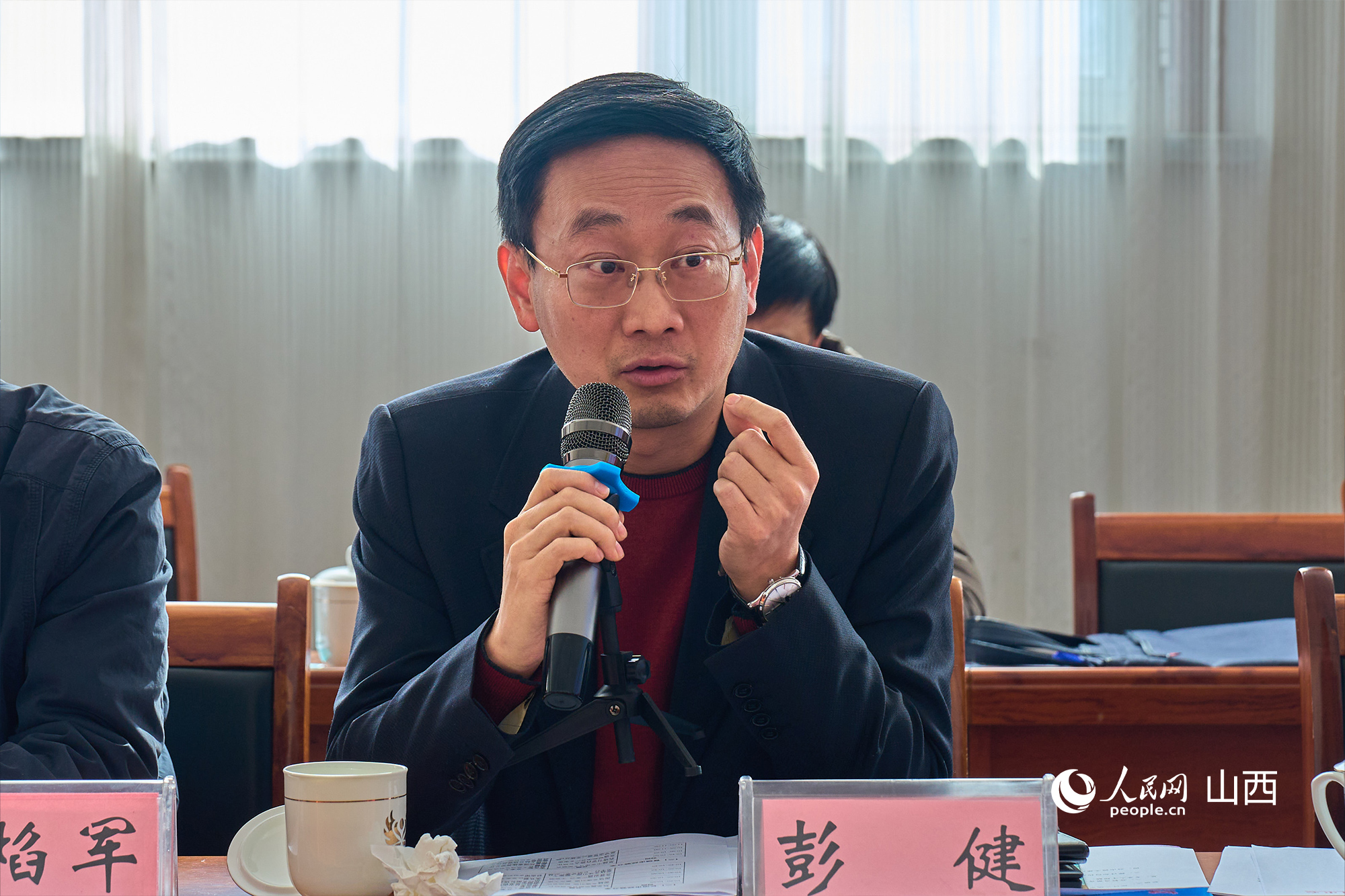 文化和旅游部文化和旅游研究基地（中國傳媒大學(xué)）主任彭健。人民網(wǎng) 張超寧攝